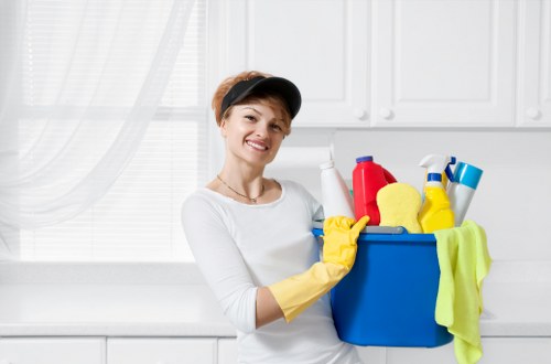 Professional sofa cleaning service for a fabric sofa in a Sutton home