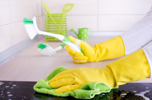 Local cleaner preparing a Sutton home for a deep clean