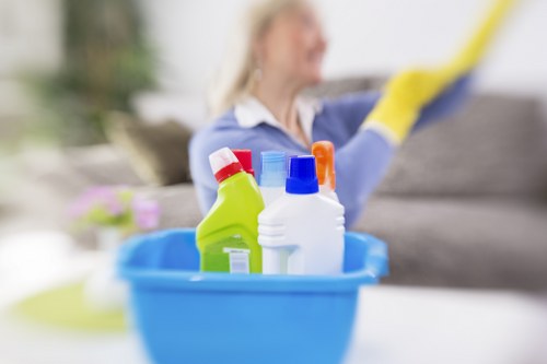 Deep cleaning of living room carpet in Sutton